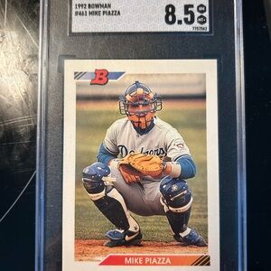 1992 Bowman Mike Piazza Baseball Card